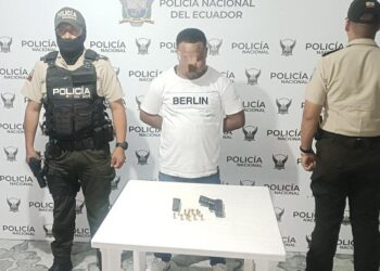 Aprehensión de un ciudadano por tenencia y porte de arma de fuego